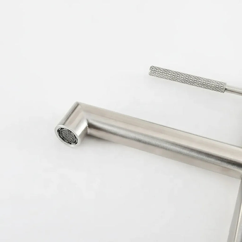 Baterie lavoar rotativă H-slim – inox premium