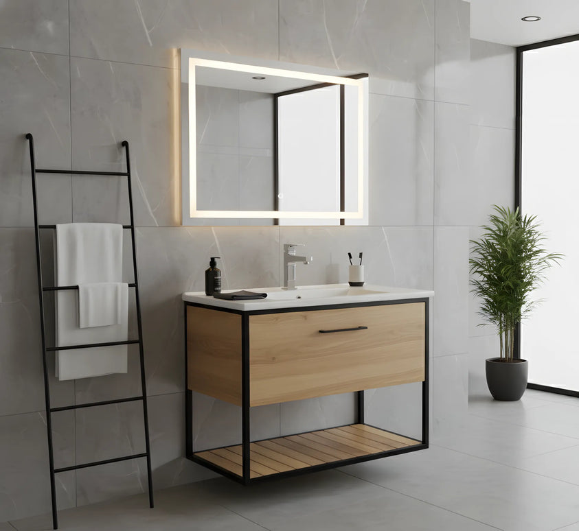 Mobilier baie suspendat Loft Scandi Seville – Design Nordic