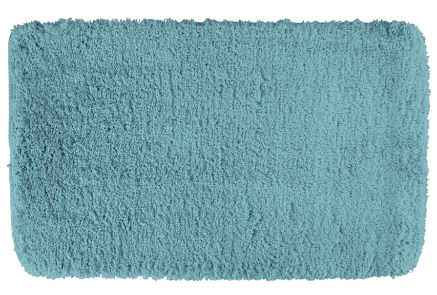 Covoras baie, SANITARY, Microfibra, 45x70 cm, albastru , Dreptunghiular