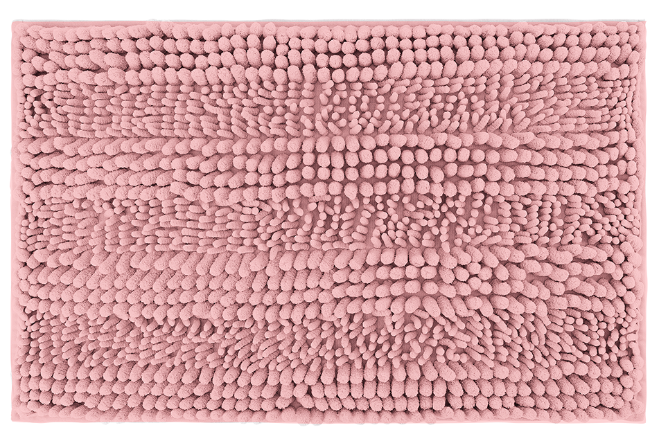Covoras baie, SANITARY, Microfibra, 45x70 cm, Roz , Dreptunghiular
