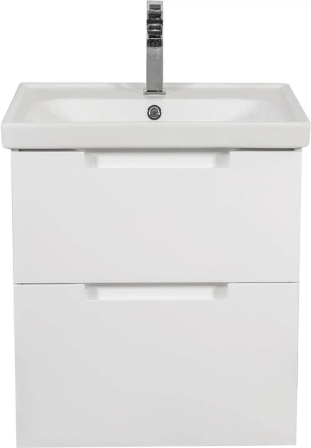 Mobilier de baie suspendat Infinity, Alb