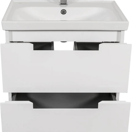 Mobilier de baie suspendat Infinity, Alb