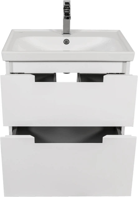 Mobilier de baie suspendat Infinity, Alb