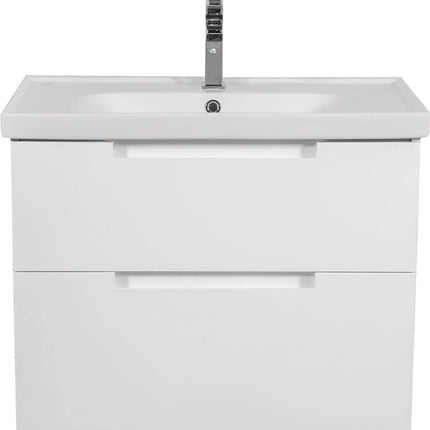 Mobilier de baie suspendat Infinity, Alb