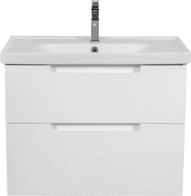 Mobilier de baie suspendat Infinity, Alb