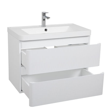 Mobilier de baie suspendat Accent Lux alb