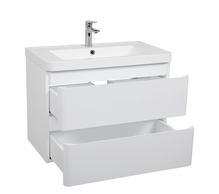 Mobilier de baie suspendat Accent Lux alb