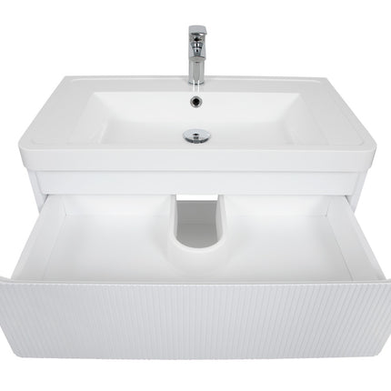 Mobilier de baie suspendat Accent Lux alb