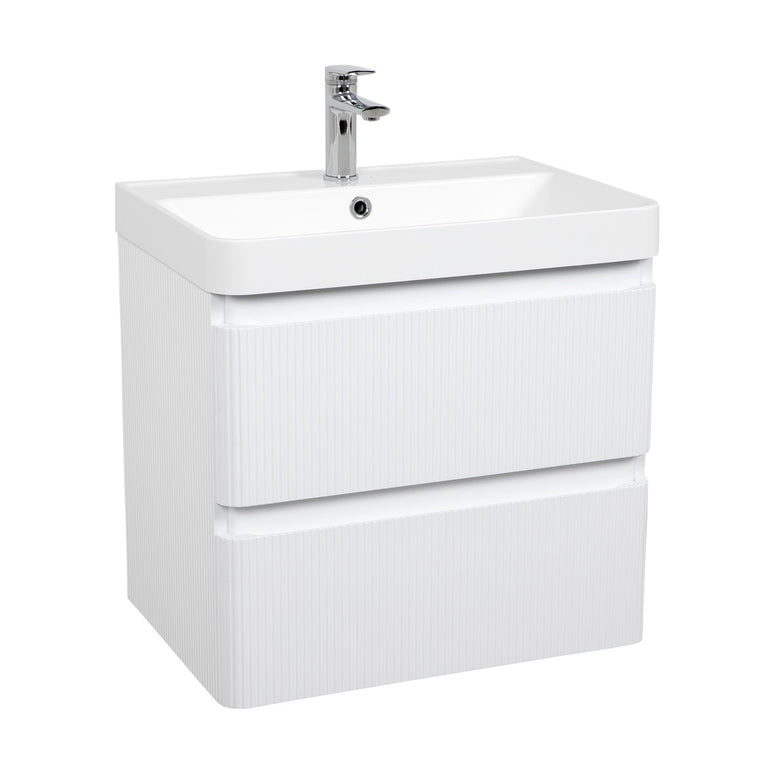 Mobilier de baie suspendat Accent Lux alb