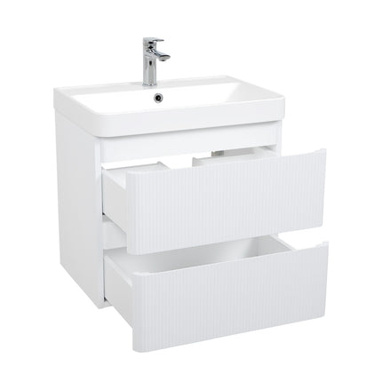 Mobilier de baie suspendat Accent Lux alb