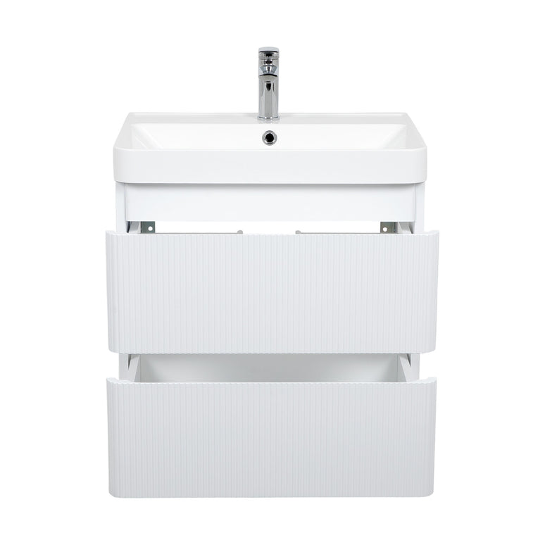 Mobilier de baie suspendat Accent Lux alb