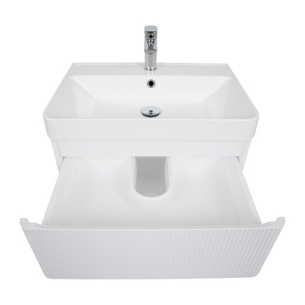 Mobilier de baie suspendat Accent Lux alb