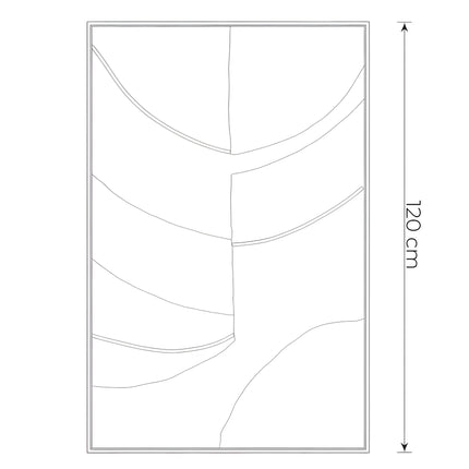 Tablou abstract cu accente aurii – 80×120 cm | Olivy