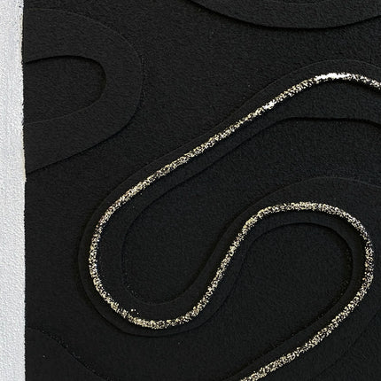 Tablou abstract alb-negru – 120×80 cm | Olivy