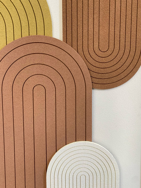 Tablou geometric în tonuri pământii – 120×80 cm | Olivy