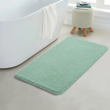 Covoraș baie din microfibră supersoft, antiderapant TRP, 45×75 cm, Menta