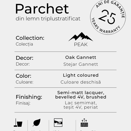 Parchet triplustratificat REZULT Oak Gannett
