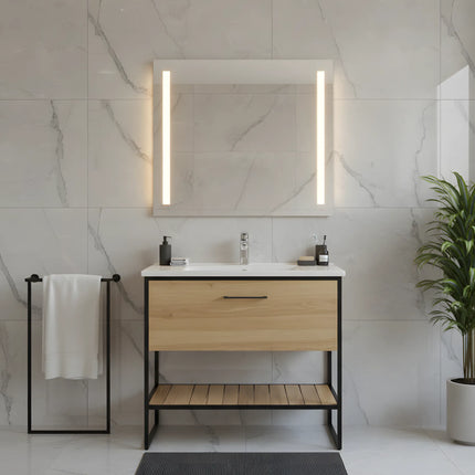 Mobilier baie pe pardoseală Loft Scandi Seville – Design Nordic