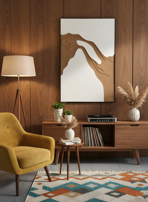 Tablou abstract texturat – 80×120 cm | Olivy