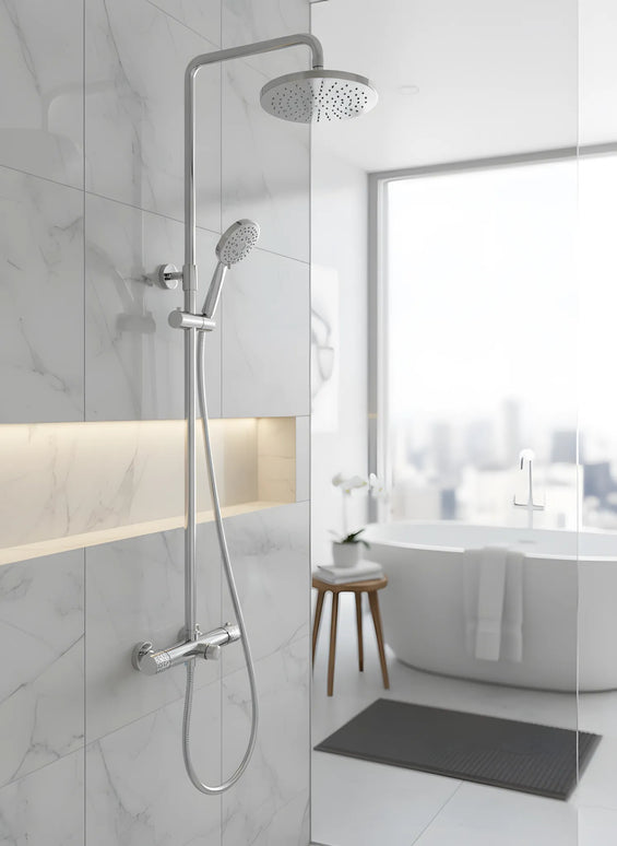 Set duș termostatic Thermostatic Urban Steel – confort și design premium
