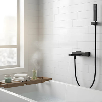 Set duș complet și cada – coloana de duș cu baterie, cap fix de cada