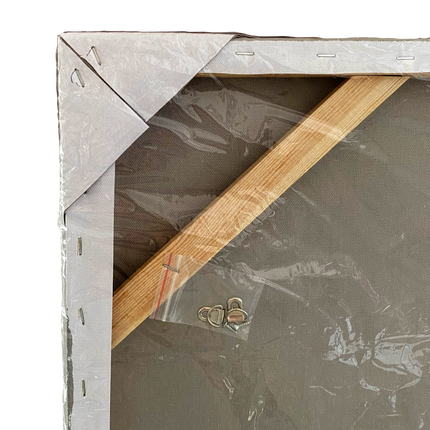 Tablou abstract cu accente aurii – 100×100 cm | Olivy