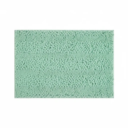 Covoraș baie din Chenille moale, strat antiderapant, 45×70 cm, Menta