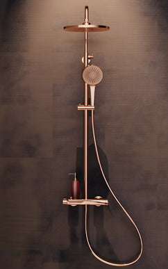 Coloană de duș 3 funcții – Colecția Rinel – Rose gold