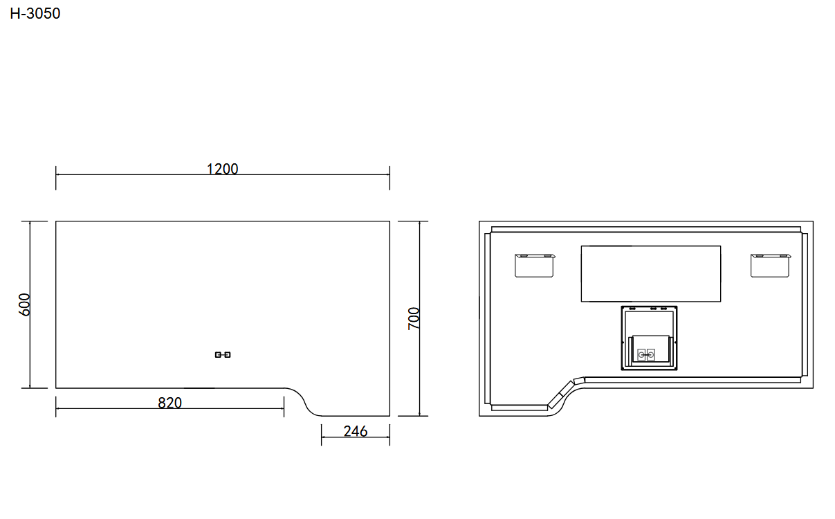Oglindă baie LED 120x70 cm dreptunghiulară, 3 nuanțe de lumină, anti-aburire și touch control J-3050