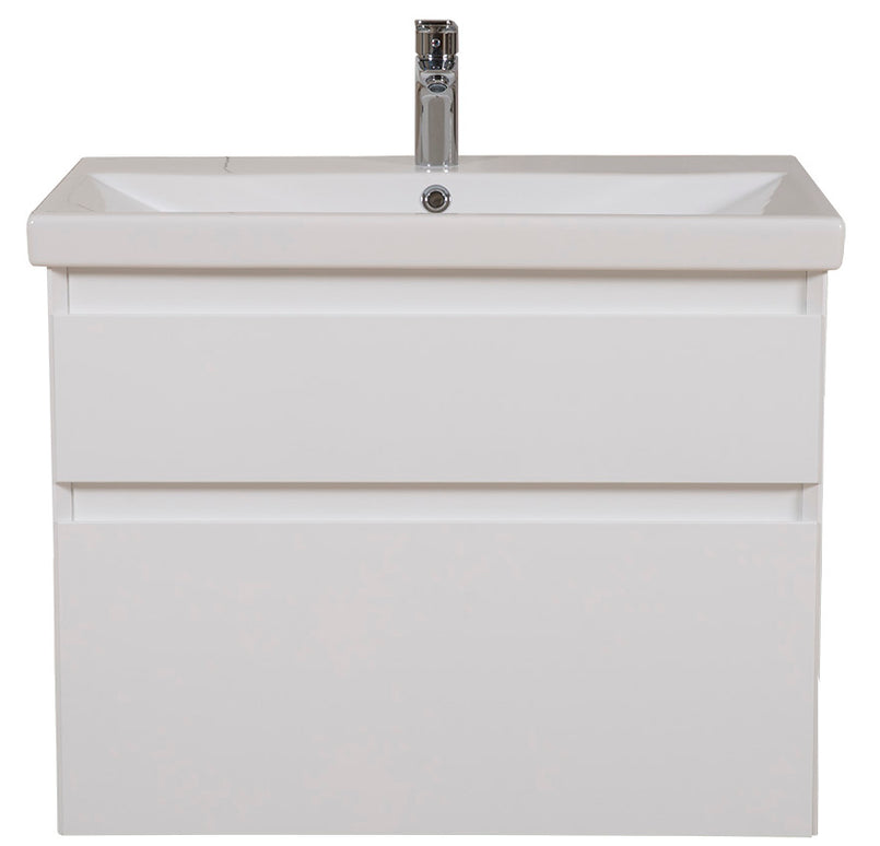 Mobilier de baie suspendat Elite, Alb Mat