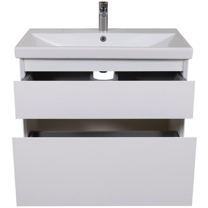 Mobilier de baie suspendat Elite, Alb Mat