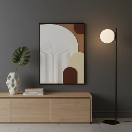 Tablou geometric cu relief – 80×60 cm | Olivy