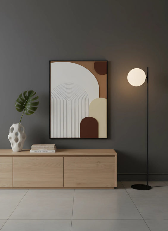 Tablou geometric cu relief – 80×60 cm | Olivy