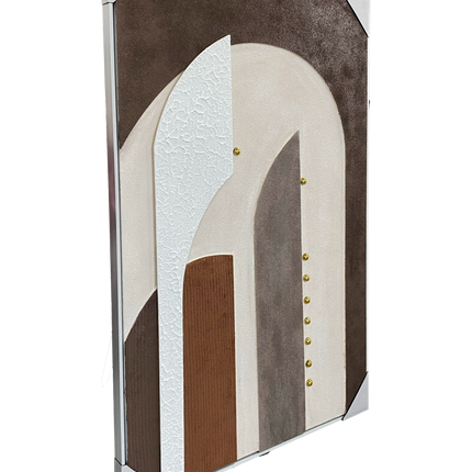 Tablou abstract cu accente aurii – 80×120 cm | Olivy