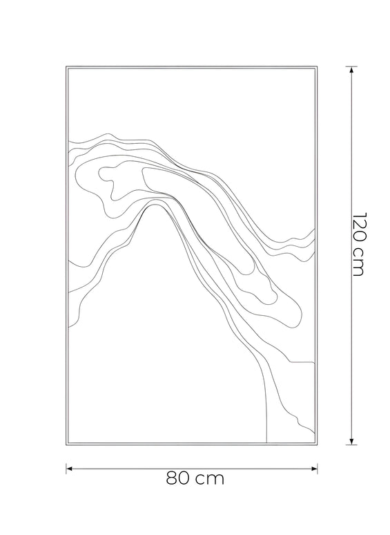 Tablou abstract texturat – 80×120 cm | Olivy