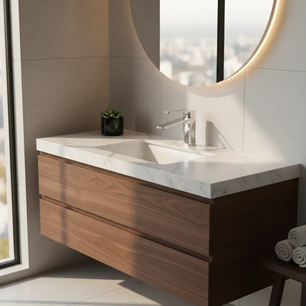 Baterie lavoar modernă – finisaj crom lucios, design premium