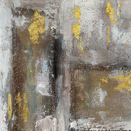 Tablou abstract modern în ulei – 80×120 cm | Olivy