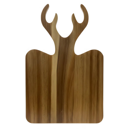 Tocător din lemn, formă decor ren, 24×36 cm – Olivy