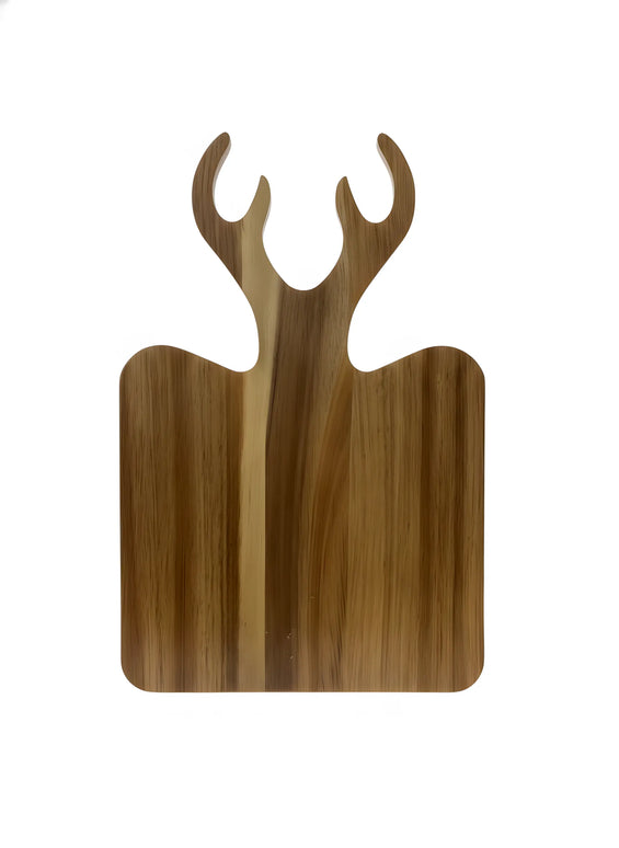 Tocător din lemn, formă decor ren, 24×36 cm – Olivy