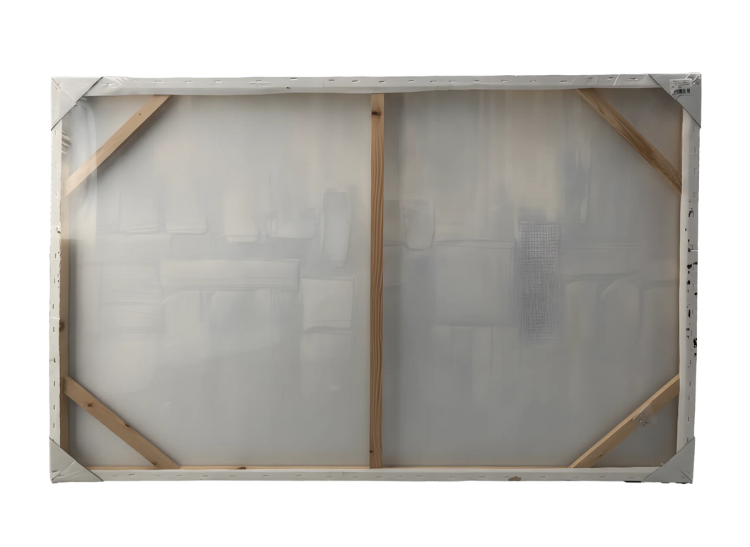 Tablou abstract albastru cu accente aurii – 80×120 cm | Olivy