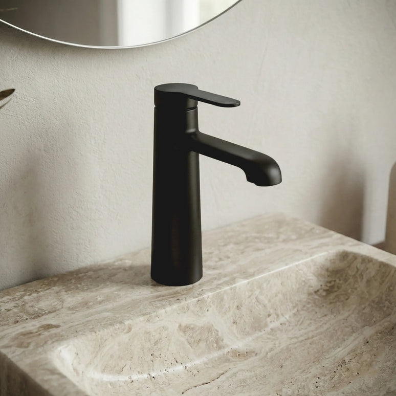 Baterie lavoar – Colecția Dysis – Negru mat