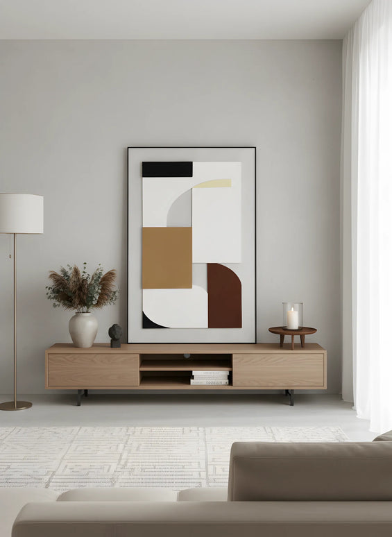 Tablou abstract geometric – 120×80 cm | Olivy