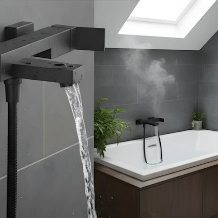 Set duș complet și cada – coloana de duș cu baterie, cap fix de cada