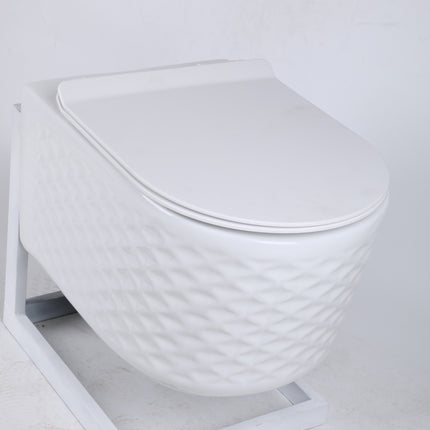 Vas WC Modern  Alb Lucios  3D