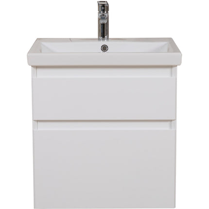 Mobilier de baie suspendat Elite, Alb Mat