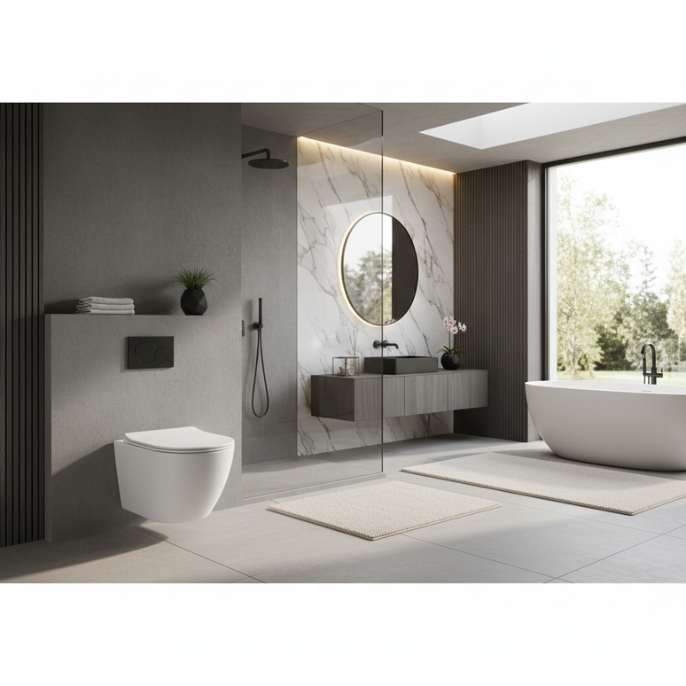 Vas WC Suspendat Luxury Alb  Mat