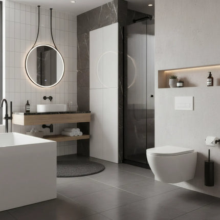 Vas WC Suspendat Rimless - White Glossy