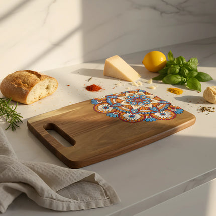 Tocător din lemn, 34×22 cm, Colecția Mandala – Olivy