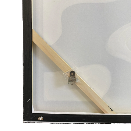 Tablou abstract alb-negru – 120×80 cm | Olivy