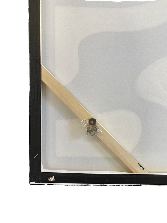 Tablou abstract alb-negru – 120×80 cm | Olivy